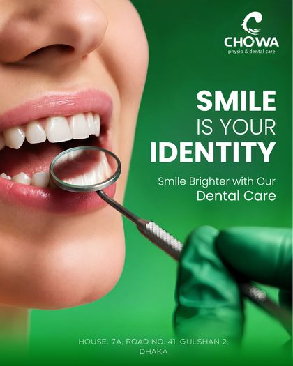 Chowa Physio & Dental Care AI ad graphic