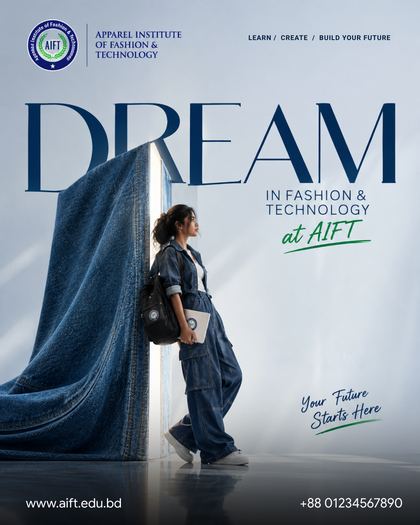 AIFT admissions AI ad graphic