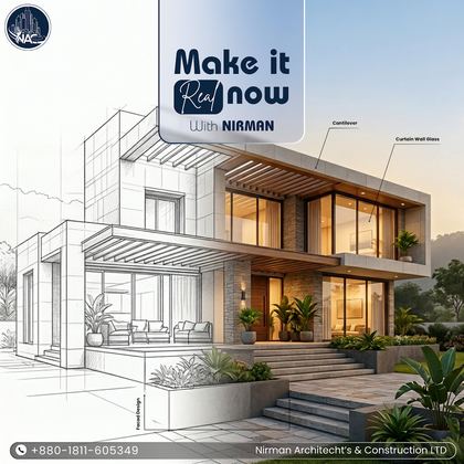 Nirman Architects AI ad graphic